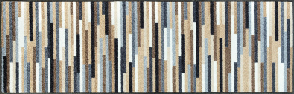 Fußmatte Mikado STRIPES nature in mehrfarbig aus Polyamid