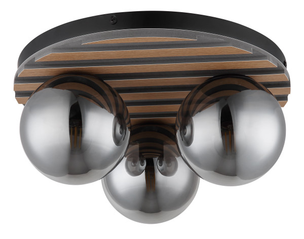 Deckenleuchte PARSONS in schwarz aus Metall