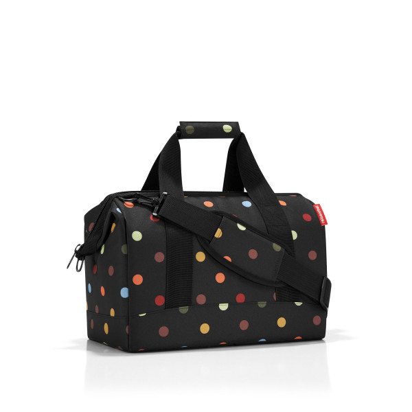 allrounder reisenthel M - dots in schwarz aus Polyester