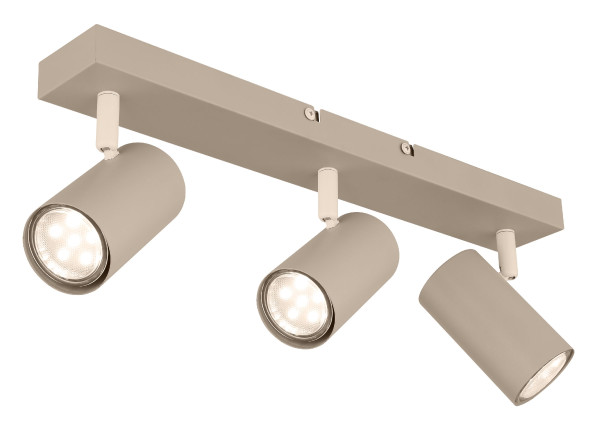 Deckenstrahler ROBBY in sand aus Metall