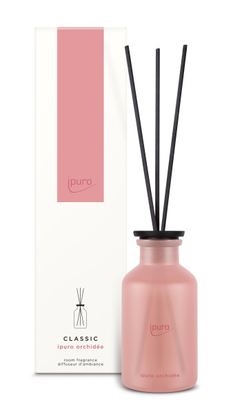 Raumduft ipuro ORCHIDEE in rosa aus Glas