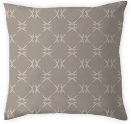 Kissenhülle SANSIBAR Säbel in taupe aus Polyester