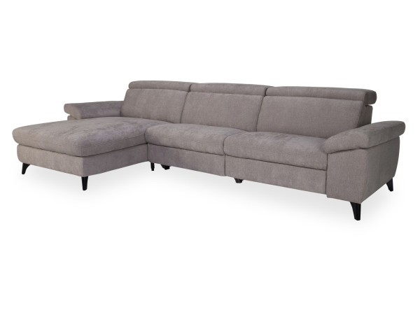 Polsterecke vito TONGA in taupe aus Stoff