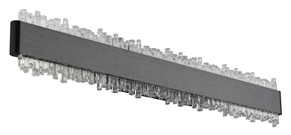 Wandleuchte STALAGMITA in schwarz aus Metall