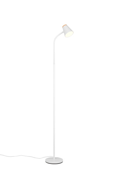 Stehleuchte LED PONGO in weiß aus Kunststoff