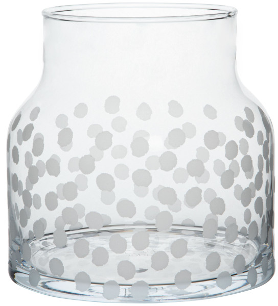 Vase PUNKTE aus Glas