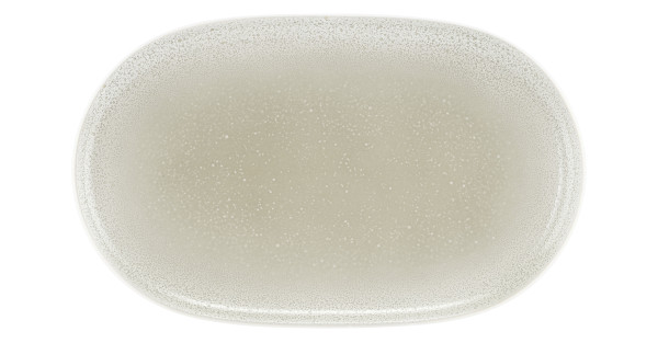 Platte SENTO HOME in creme aus Porzellan