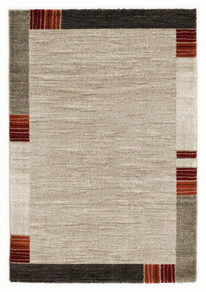 Webteppich Frisco in beige aus Polypropylen