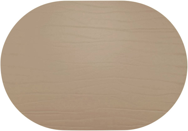 Tischset DUMBO LEATHERIXX in taupe aus Leder