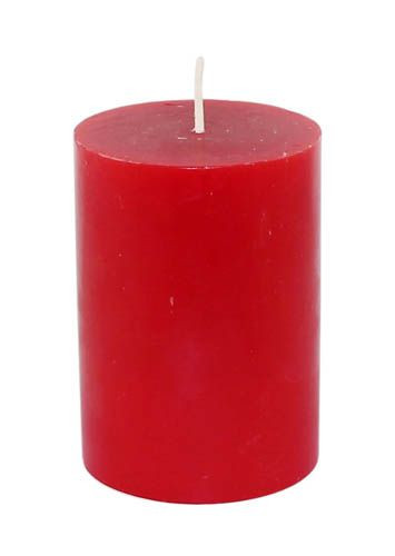 Kerze OKON rot