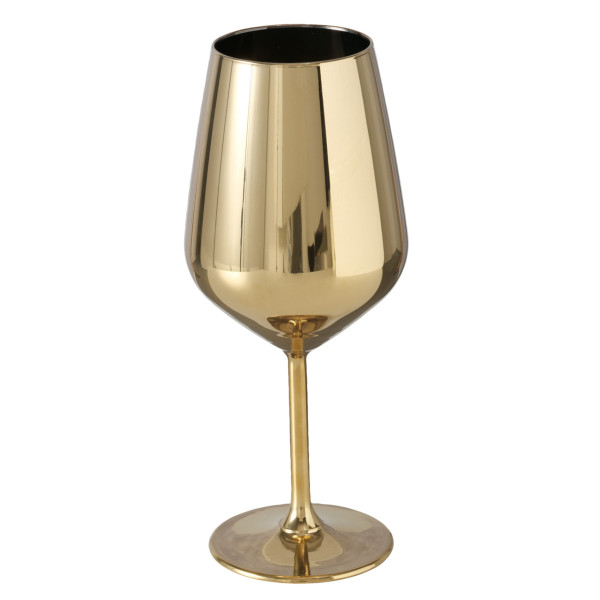 Weinglas ADORA in goldfarben aus Glas