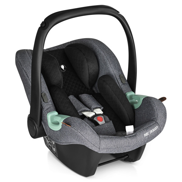 Babyschale TULIP asphalt in grau aus Materialmix