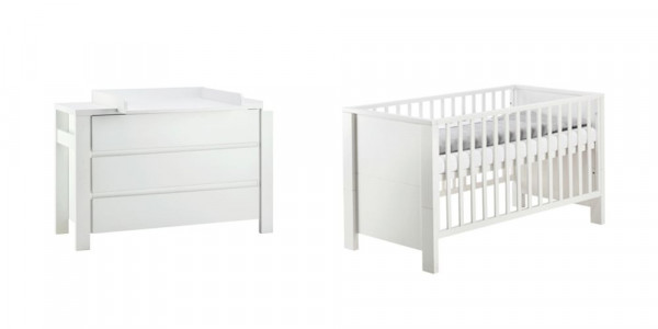 Babyzimmer MILANO weiß