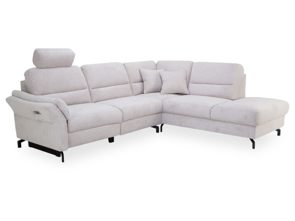 Polsterecke vito LERAJA in 6009 dunkelbrau aus Stoff