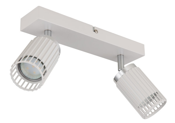 Strahler KORBEN in weiß aus Metall