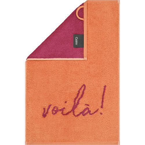 Gästetuch voilà! in orange