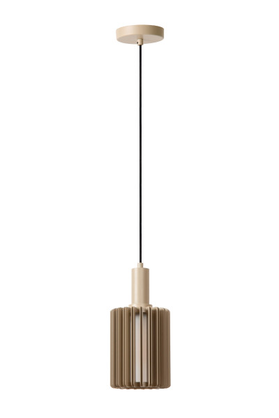 Pendelleuchte LAMBRES in schwarz aus Aluminium