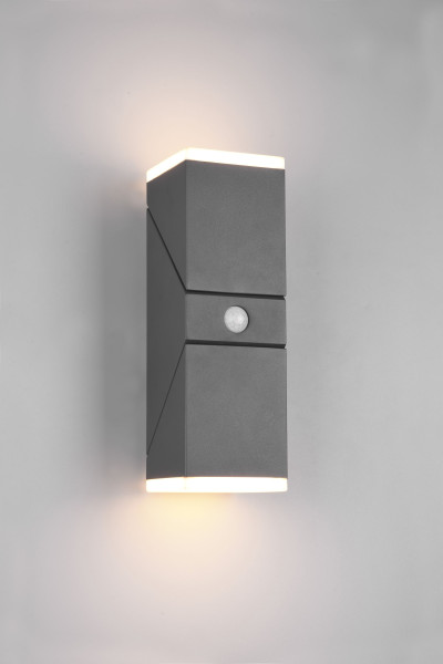 Wandleuchte AVON in anthrazit aus Aluminium