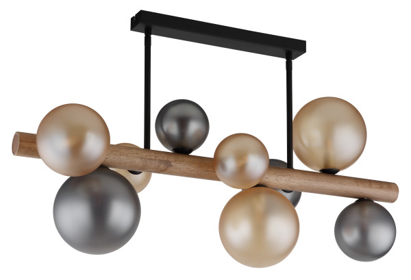 Deckenleuchte RIHA in schwarz aus Metall