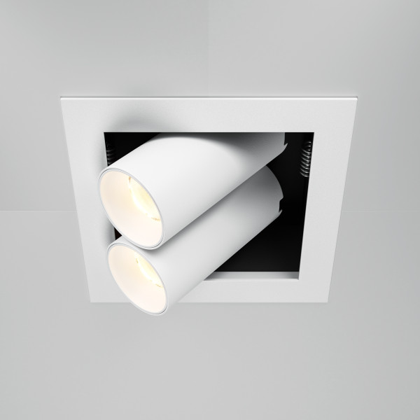 Einbauleuchte MAGNUM in weiß aus Aluminium