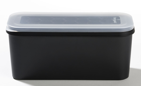 Eiswürfelform in schwarz aus Silikon