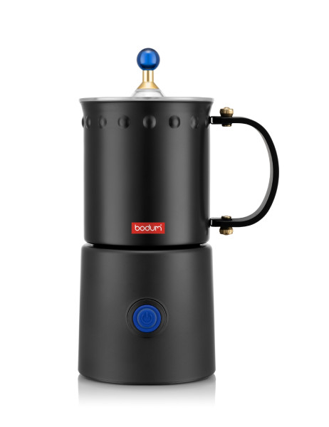Milchaufschäumer bodum OTTONI in schwarz aus Edelstahl