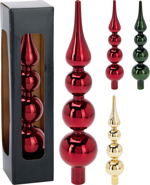 Baumspitze BUBBLES in mehrfarbig aus Glas