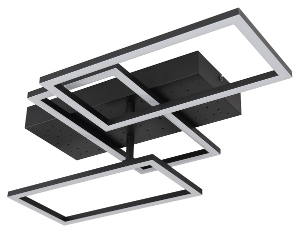 Deckenleuchte TERRXA in schwarz aus Metall