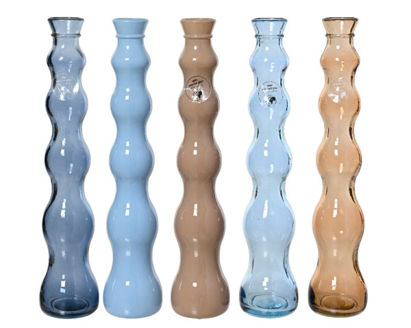 Vase in mehrfarbig aus Glas