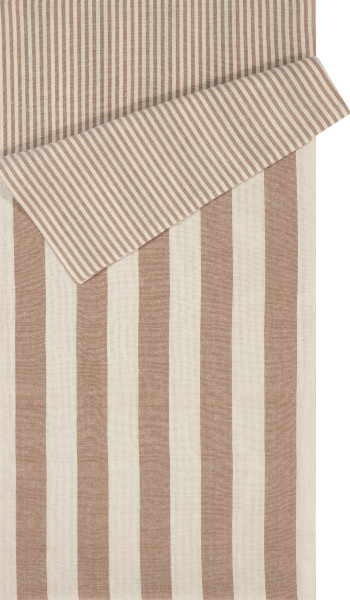Tischläufer vito beige in beige aus Baumwolle
