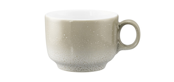 Kaffeeobertasse SENTO HOME in creme aus Porzellan