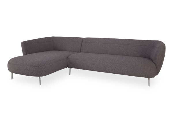 Polsterecke ROLF BENZ ELVA in Schoko aus Stoff