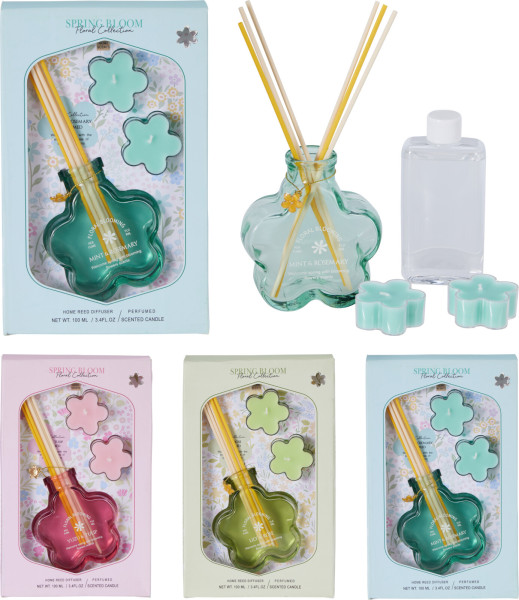 Raumduft SPRING in mehrfarbig aus Glas