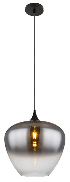 Hängeleuchte MAXY in schwarz aus Glas