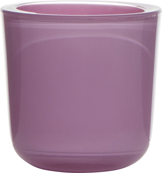 Teelichthalter COOPER in violett aus Glas