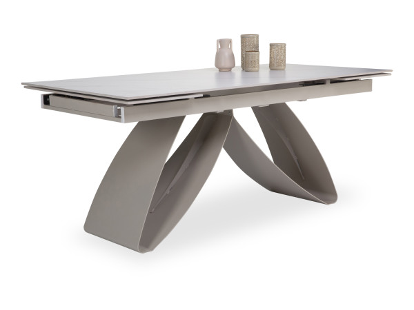 Esstisch HARPER SETANA in weiß aus Marmor