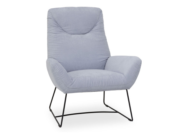 Einzelsessel SANSIBAR GOTLAND in Lightblue aus Stoff