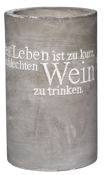 Flaschenkühler DAS LEBEN IST