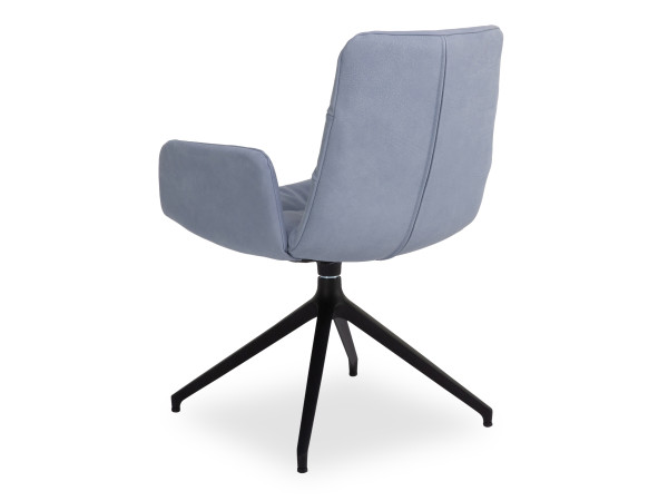 Polsterstuhl CLEMENS in light blue