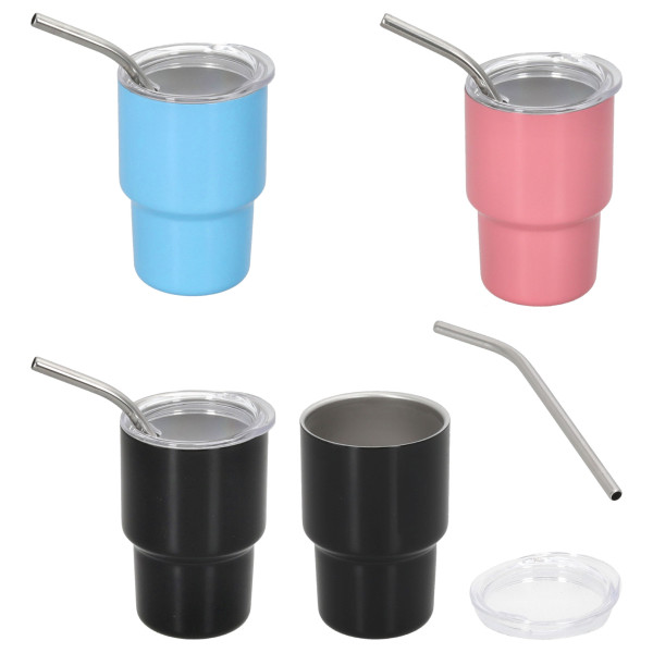 Trinkbecher PINNCHEN in mehrfarbig aus Edelstahl