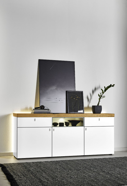 Sideboard VENJAKOB PLAN X2 in weiß aus Lack