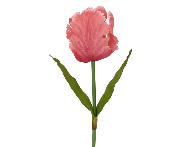 Kunstblume TULPE in rot aus Polyester