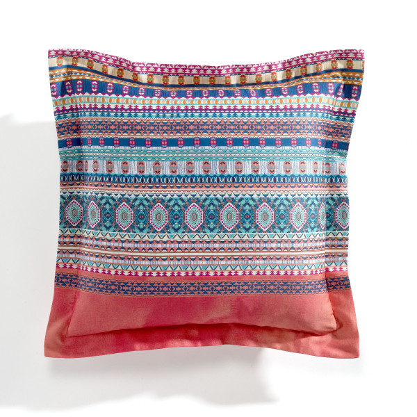 Kissenhülle BURANO Satin in rosa aus Baumwolle