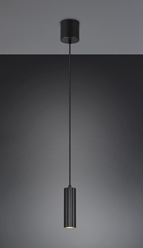 Pendelleuchte SOKA schwarz in schwarz aus Metall