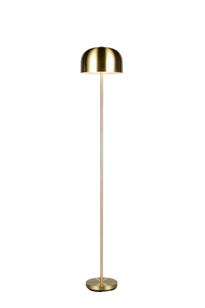 Stehleuchte LED JEFF in messingfarben aus Metall