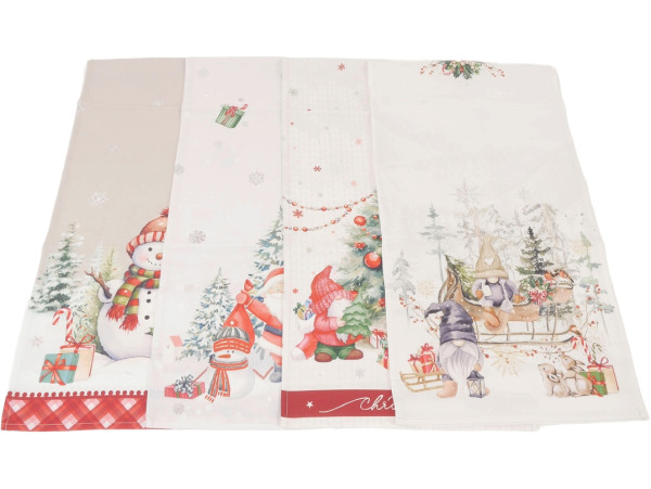 Tischläufer SNOWMAN in mehrfarbig aus Polyester