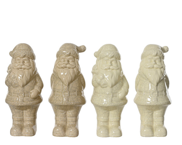 Dekofigur WEIHNACHTSMANN in mehrfarbig aus Dolomit