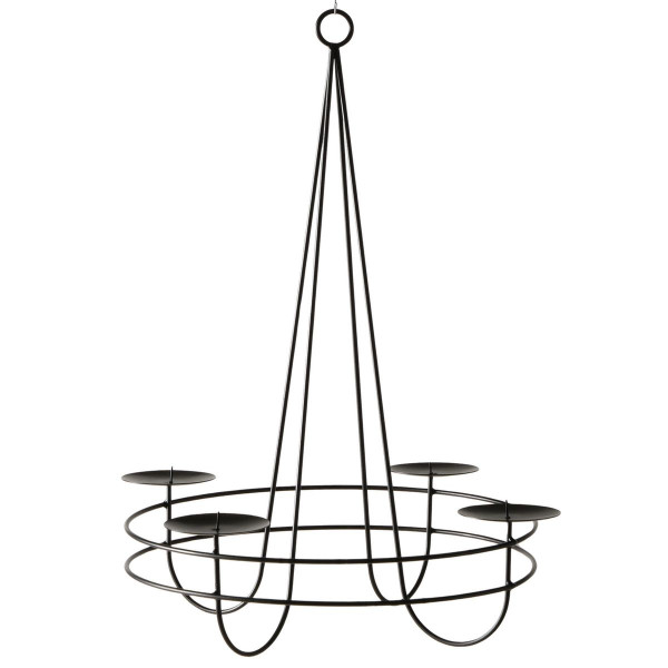 Deckenhänger Korb CODO in schwarz aus Eisen