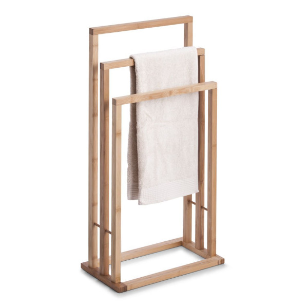 Handtuchständer BAMBOO in braun aus Bambus