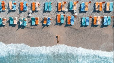 Bild BEACH S in mehrfarbig aus MDF